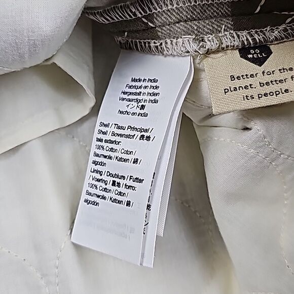 Madewell -1919 Quilted Flannel‎ Mini Skirt in Gingham Check NWT size 6 - Picture 11 of 12